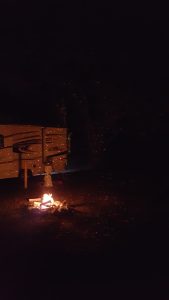 First Campfire at Blue Angel RV Park